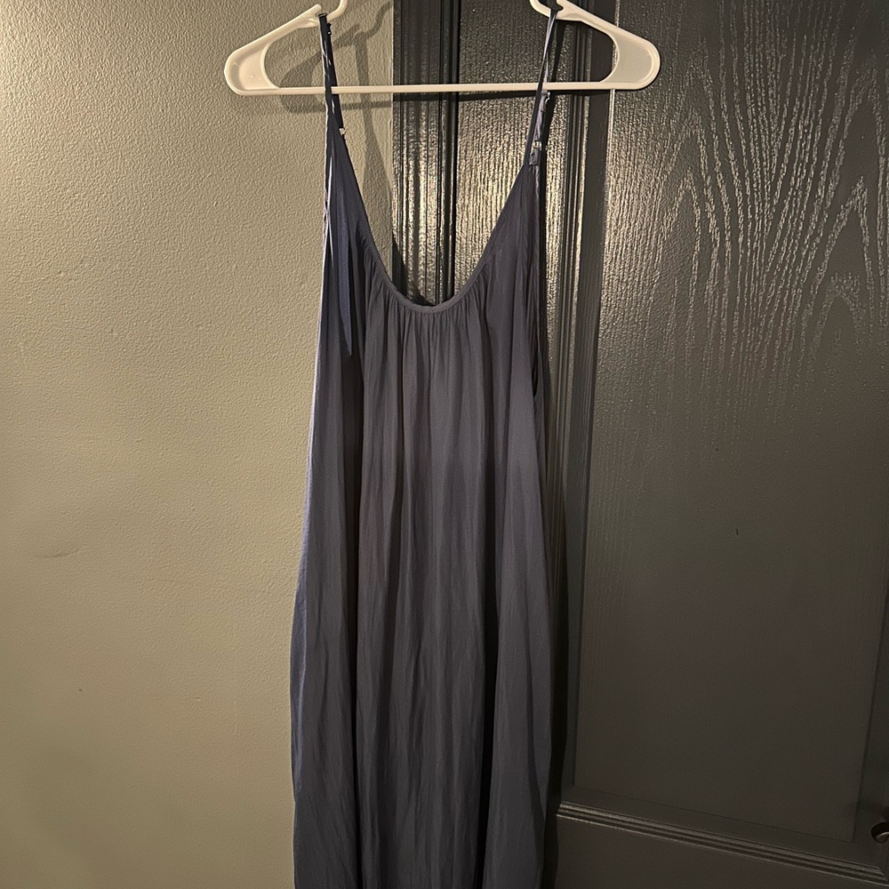 Elegant Blue Maxi Dress